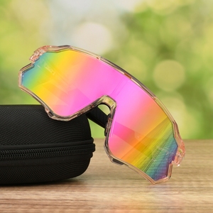 Chất lượng tốt nhất khung hình đầy đủ một mảnh ống kính leo núi thể thao Kính mát tùy chỉnh Ngoài Trời Chống UV chạy đi bộ đường dài kính mặt trời - Product Image 2