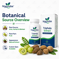 Vente en gros de mélange d'herbes ayurvédiques, emballage personnalisé avec logo, poudre d'extrait de Triphala