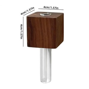 Mini imanes de nevera <span class=keywords><strong>con</strong></span> forma de florero, bonitos imanes de pared de madera <span class=keywords><strong>con</strong></span> tubo de ensayo para plantas y flores, maceteros magnéticos <span class=keywords><strong>con</strong></span> tubo de vidrio - Product Image 6