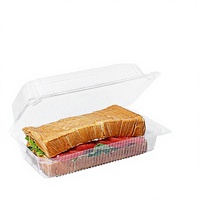 Boîtes d'emballage pour macarons en plastique PET transparent thermoformé personnalisables, matériaux recyclés, impression par transfert UV/thermique pour