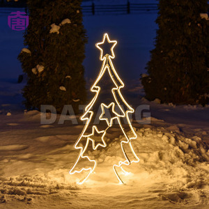 Decorative Christmas Tree <b>LED</b> <b>Light</b> for Garden Pathway and Outdoor Holiday Landscape Lighting Display - Product Image 2