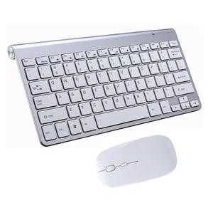 Fabrikpreis Schlanke LED-Hintergrundbeleuchtete 78-Tasten Mini Kabellose USB Ergonomische Maus-Tastatur-Kombination Multimedia-Funktionstasten für Laptop und Tablet - Product Image 3