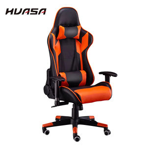 Venda quente de couro de alta qualidade Escritório Engrenagem Mesa giratória Altura ajustável com braços estofados Preto Gaming <span class=keywords><strong>Chair</strong></span> - Product Image 2