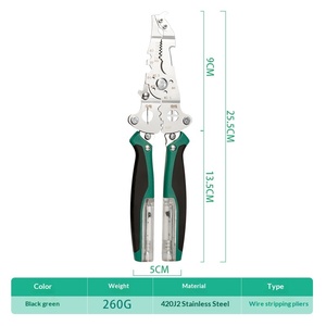 Key plate multi-function <b>wire</b> stripping pliers industrial grade commercial electrician special <b>wire</b> stripping pliers screwing - Product Image 4