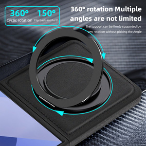 Vente en gros de cuir PU avec anneau magnétique Support de téléphone portable pour Samsung Galaxy <span class=keywords><strong>Z</strong></span> Flip 7 6 5 4 3/ <span class=keywords><strong>Z</strong></span> Fold 7 - Product Image 4