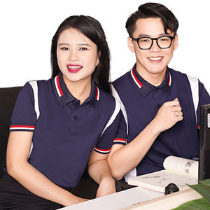 Polo unisexe personnalisé en spandex et polyester avec logo pour les événements du personnel de bureau directement de l'usine du Vietnam - Product Image 3