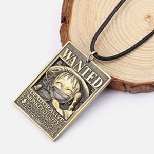 <span class=keywords><strong>Collana</strong></span> con Ciondolo Monkey D. Luffy di <span class=keywords><strong>One</strong></span> <span class=keywords><strong>Piece</strong></span>, Gioielli Anime Giapponesi in Lega, Vendita all'Ingrosso - Product Image 4