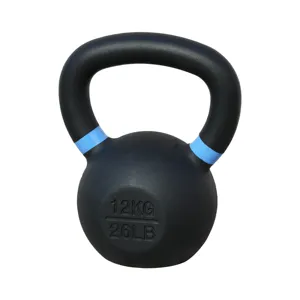 Ketelbel Gymaccessoires Ijzeren Kettlebell Gepoedercoat Kettlebell