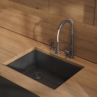 Panneau MDF mélaminé résistant à l'eau PA Wholesale, 18 mm, noir, pour armoire de cuisine étanche