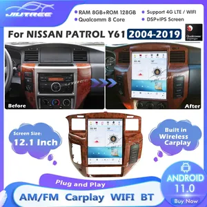 Android 8 + 128G Qualcomm 12.1 "Inch Car Player Pour Nissan Patrol Y61 2014-2020 Autoradio GPS Navi CarPlay Head Unit DSP Stereo - Product Image 2