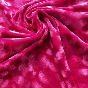 Henry New Ice Flower Velvet Diamond Velvet Poliéster Amoníaco Tejido de terciopelo tejido elástico para decoración de ropa - Product Image 4
