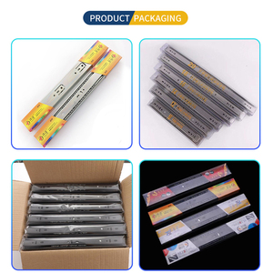 Herrajes <span class=keywords><strong>para</strong></span> muebles cocina 45mm armario cajón canal <span class=keywords><strong>metal</strong></span> telescópico cajón <span class=keywords><strong>de</strong></span> hierro diapositivas - Product Image 6