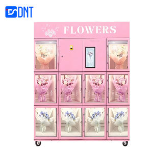 Distributeur automatique de fleurs intelligent OEM/ODM avec 10 grands compartiments, refroidissement par compresseur, écran tactile 15,6 pouces, SDK, service 24h/24 - Product Image 1