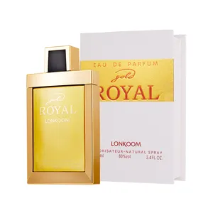 Aantrekkelijke Gouden Parfumflesje Eeuwige Royal Delicate Parfum Voor Vrouwen 100Ml Eau De Toilette Spray Blijvende Bloemen Geur