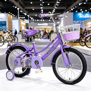 MTBGO Best Seller Vélo pour filles avec panier et siège, vélo pour enfants, vélo pour filles - Product Image 3
