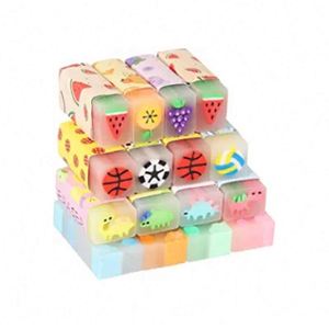 Fournitures scolaires promotionnelles, gommes à effacer en PVC parfumées aux fruits, mignonnes, personnalisées, BV-EH01, logo pour enfants, OEM, 4,5 x 2,0 x 1,4 cm - Product Image 1