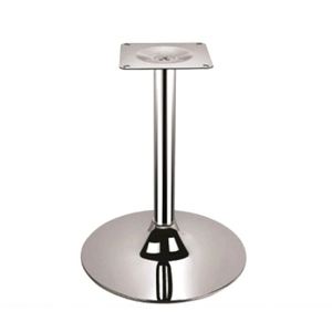 Base de Mesa de Comedor Redonda de Acero Inoxidable con Acabado Brillante WEKIS, con Plato Inferior Redondo, para Sala de Conferencias - Product Image 3