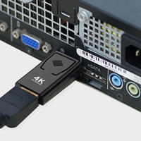 Adaptador DP Macho a HDMI Hembra 4K 30Hz, Chapado en Oro, Blindaje de Lámina, Pasivo, Plug and Play, Conversor de Video y Audio para PC, Monitor, HDTV
