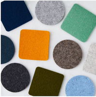 Feutre de laine industriel personnalisé en gros, motif et logo sur mesure, blanc naturel, épaisseur 1mm 2mm 3mm 4mm 5mm, feutre polyester