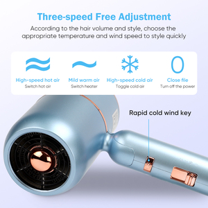 Professionnel <span class=keywords><strong>2000W</strong></span> mural pliable voyage sèche-cheveux ionique diffuseur Salon qualité sèche-cheveux <span class=keywords><strong>brosse</strong></span> pour hôtels voyage - Product Image 4