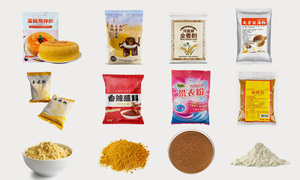 Sellado de bolsas de 100-500g <span class=keywords><strong>con</strong></span> Euro Hole, máquina empacadora de polvo seco, máquina empacadora de polvo de condimentos de leche y café instantáneo - Product Image 6
