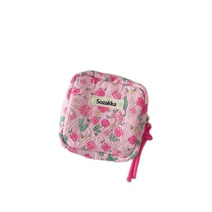 Bolsa de almacenamiento para servilletas sanitarias con diseño de niña de dibujos animados, gran capacidad, portátil, de poliéster, diseño moderno y sencillo - Product Image 5