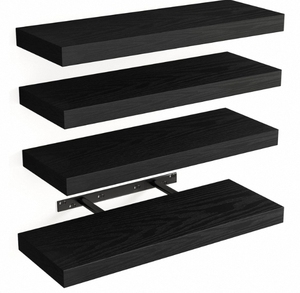 <span class=keywords><strong>Estantes</strong></span> <span class=keywords><strong>flotantes</strong></span> de madera rústica para decoración de pared de estilo de granja <span class=keywords><strong>en</strong></span> baño, sala de estar, <span class=keywords><strong>cocina</strong></span> o armario para almacenamiento - Product Image 1