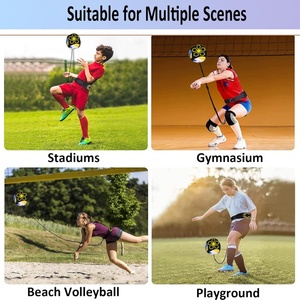 Attrezzatura per Allenamento di <span class=keywords><strong>Lancio</strong></span> a Mani Libere per Bambini, Cintura Regolabile con Corda Elastica per Allenamento Calcio - Product Image 5