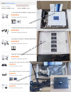 Repetidor de señal de teléfono de tres bandas Lte más popular y barato de fábrica 900 1800 2600Mhz amplificador de refuerzo de red de señal móvil - Product Image 5