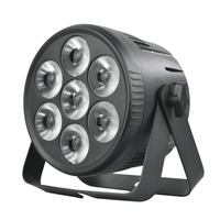 7 projecteurs LED 20W RGBW 4-en-1 puissants pour scène, IP20, 7*20W RGBW LED Par Light avec contrôle DMX pour fêtes, DJ, discothèques, mariages, clubs