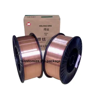 China price copper free gas shielded 0.8-1.6mm High quality copper coated MIG CO2 ER70S-6 Hot import and export Welding Wire