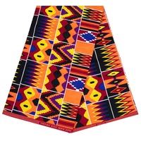 Tissu Wax Hollandais Imprimé Recto-Verso Ankara Africain 100% Coton Personnalisable en Usine pour Robes, Jupes et Textiles de Maison