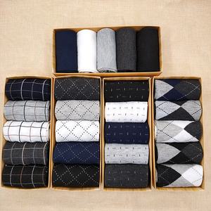 Wholesale Custom Cotton <b>Socks</b> for Men Formal Business Dress Work <b>Socks</b> with Logo Gift Box Set High Quality Manufacturer - Product Image 3
