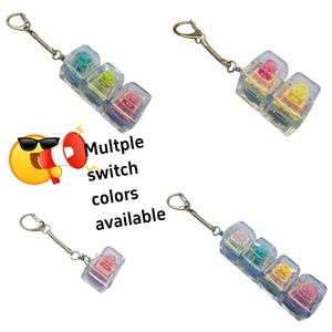 Nouveau porte-clés LED rétroéclairé pour touches de clavier mécanique, idéal pour les gamers, jouet anti-stress, cadeau personnalisé - Product Image 5