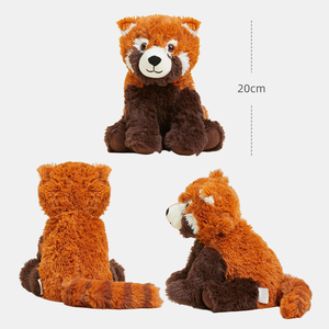 Red <span class=keywords><strong>Panda</strong></span> lò vi sóng sang trọng hỗ trợ hoa oải hương trọng Thú nhồi bông cho sự lo lắng - Product Image 6