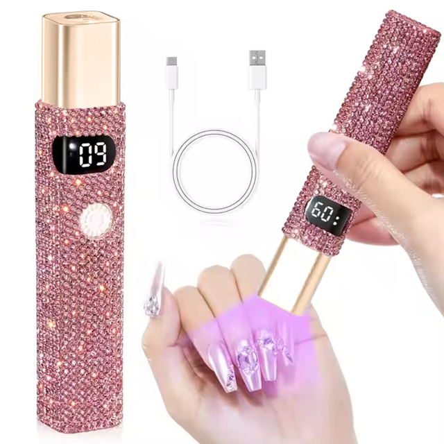 Wholesale Factory Direct Rechargeable Mini 3W UV LED Nail Lamp Portable Wireless Cordless Flash Cure Enhancement Small Gel Light