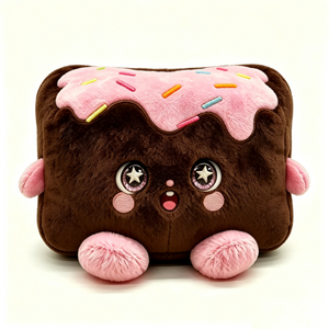 Peluche de donut personalizado con forma de luna, regalo para niños, juguete de peluche con temática de postres, peluche de donut para decoración de habitaciones - Product Image 5
