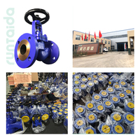 Katup Globe Seal Bellow Tahan Uap Suhu Sedang, Baja Cor, Kontrol Manual DIN PN16 DN150