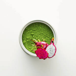 Tè Matcha di Pitaya Biologico Certificato di Qualità, Verde Brillante Smeraldo, Tè Dimagrante in Bustine, <span class=keywords><strong>Piacere</strong></span> Estetico per gli Occhi - Product Image 1