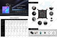 LED-Tanzboden Magnetmodul P2.5 P2.6 Bühnen-DJ-Bodendisplay Gehärtetes Glas LED-Panel IP65 Wasserdicht Hohe Helligkeit
