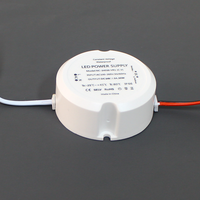 Prêt à expédier C.V DC12V 24V 12W20W24W30W36W48W60W80W100W Mini transformateur d'alimentation LED rond étanche IP66