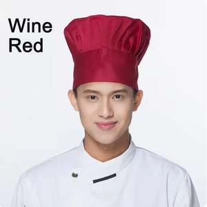 Bán Buôn Màu Trắng Và Màu Đen Tùy Chỉnh Màu Bông Nhà Bếp Nấu Ăn Mũ Và In Ấn Thêu Logo Đầu Bếp Hat - Product Image 4