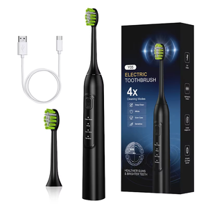 Cepillo de dientes recargable para adultos tipo C 4 modos cerdas suaves cepillo de dientes eléctrico IPX7 cepillo de dientes impermeable limpiador de dientes OEM ODM - Product Image 2