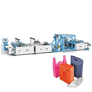 ZXL-C700 Multi-function Full Automatic Non Woven T-shirt Carry Bag Machine Nonwoven Shopping Box Bag Making Machine