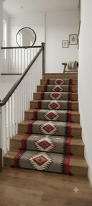 Handmade Wool Jute Southwestern <b>Runner</b> <b>Rug</b> Aztec Tribal Hallway Carpet with Fringe <b>for</b> Boho Farmhouse Rustic Home Decor - Product Image 4