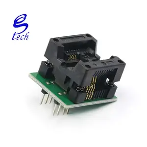 SOIC8 Clip + 1.8V EEPROM Flash BIOS USB مبرمج SPI Flash Memory SOP8 TO DIP8 Burner Kit SOP8 DIP8 + محول SOIC8