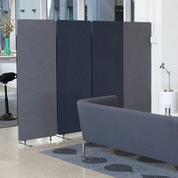 Cloison mobile haute densité Polyester insonorisant PET fibre de polyester panneau acoustique cloison de bureau acoustique