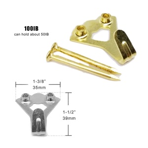 80 Cái/hộp Khung Tranh Sơn Dầu Hình Ảnh Kim Loại Thép Cường Độ Cao Bộ Các Loại Móc Treo Tường Bằng Gỗ Cứng - Product Image 6