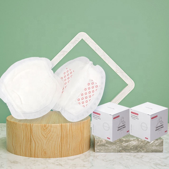 100pcs Per Bag Disposable Breastfeeding Pads Super Soft Non-woven Breast Care Breathable Ultra Thin Nursing Breast Feeding Pad