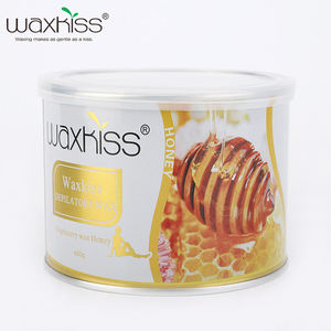 Formula <span class=keywords><strong>naturale</strong></span> miele 400g in scatola di <span class=keywords><strong>cera</strong></span> <span class=keywords><strong>depilatoria</strong></span> per mano di armi di rimozione dei capelli a casa - Product Image 1